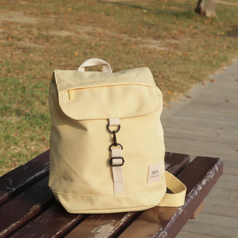 西班牙Lefrik - Scout Mini 環保背包 | 黃色 | 防潑水支背包 - 背包/後背包/書包 - 塑膠 黃色