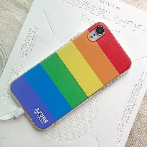 Azure and Rainbow 六色彩虹手機殼 - 橫紋 LGBTQ+