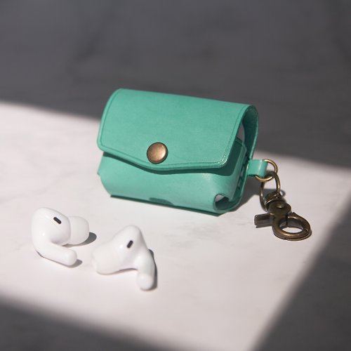 HarLex 手工皮革設計 可刻名Apple AirPods Pro 耳機充電盒 客製皮革保護套 真皮耳機盒