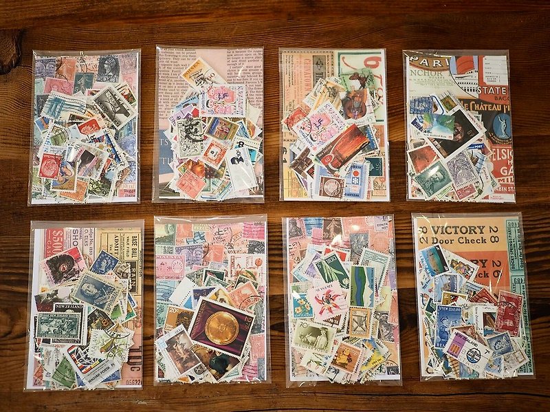 世界アンティーク旧切手パック（約100枚）シングルパック販売 - その他 - 紙 