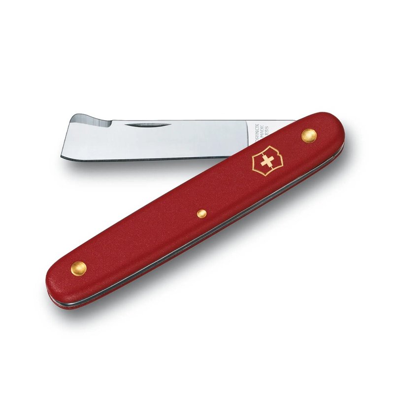 VICTORINOX 瑞士維氏 芽接刀 紅 3.9020 - 花藝/盆栽/植栽 - 不鏽鋼 紅色
