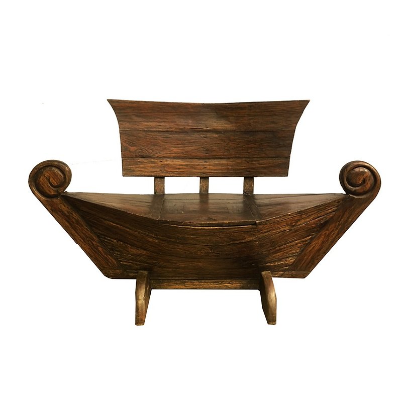 [Jidi City 100% log furniture] PP516B log sailing chair chair leisure chair living room - เก้าอี้โซฟา - ไม้ 