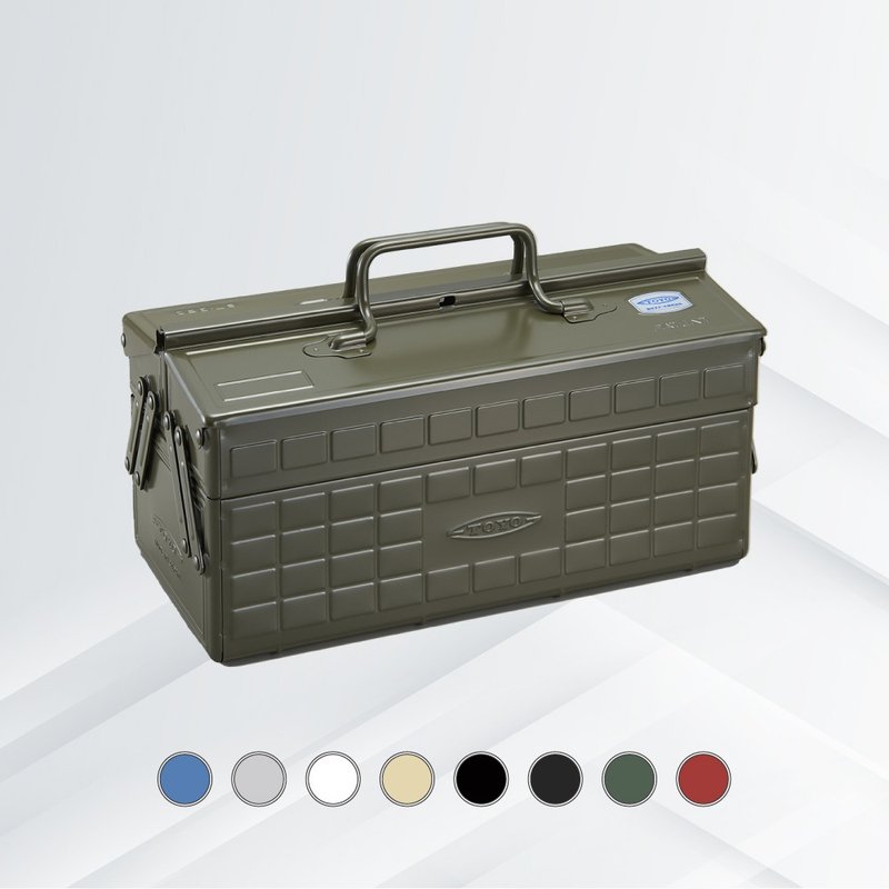 Japan TOYO steel double-layer portable two-section storage box ST-350 (8 colors) - ชั้นวาง/ตะกร้า - โลหะ หลากหลายสี