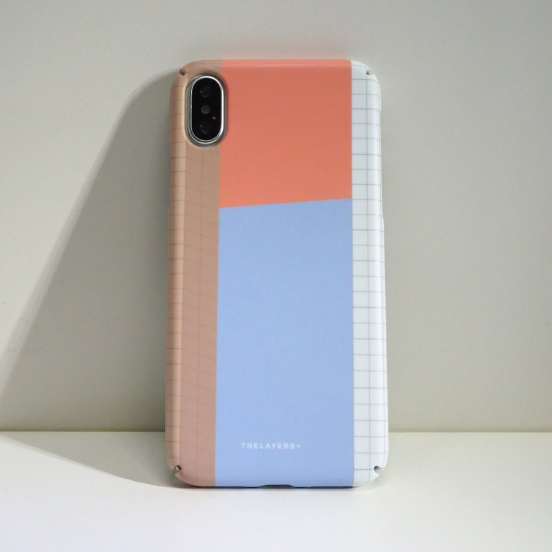過百款印花設計 | 粉紅格子GRIDY LUCY iPhone 15客製手機殼 - 手機殼/手機套 - 塑膠 粉紅色