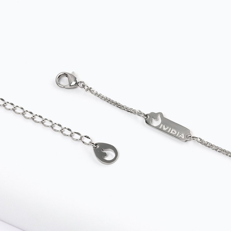 S087 Stainless Steel Premium Edition Necklace, Natural Color, Hypoallergenic, Made in Taiwan - สร้อยคอ - สแตนเลส สีเงิน
