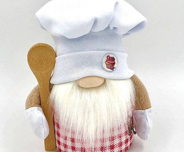 Home & Living :: Kitchen & Dining :: Kitchen Decor :: Chef Was Cute, Gnome  Digital Print