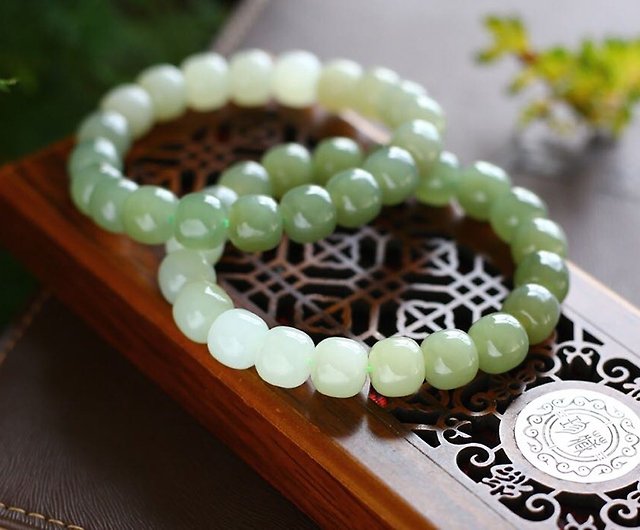 Beautiful China jade Chinese natural jade beads bracelet