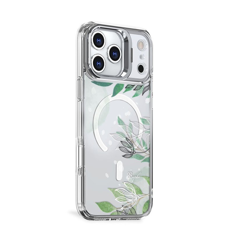 apbs iPhone 全系列 防震雙料隱形立架磁吸手機殼-風吹半夏 - 手機殼/手機套 - 其他材質 多色