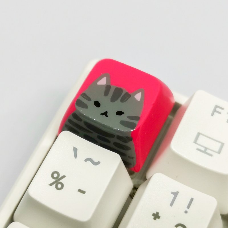 XDA keycap tabby cat - 電腦配件 - 塑膠 粉紅色