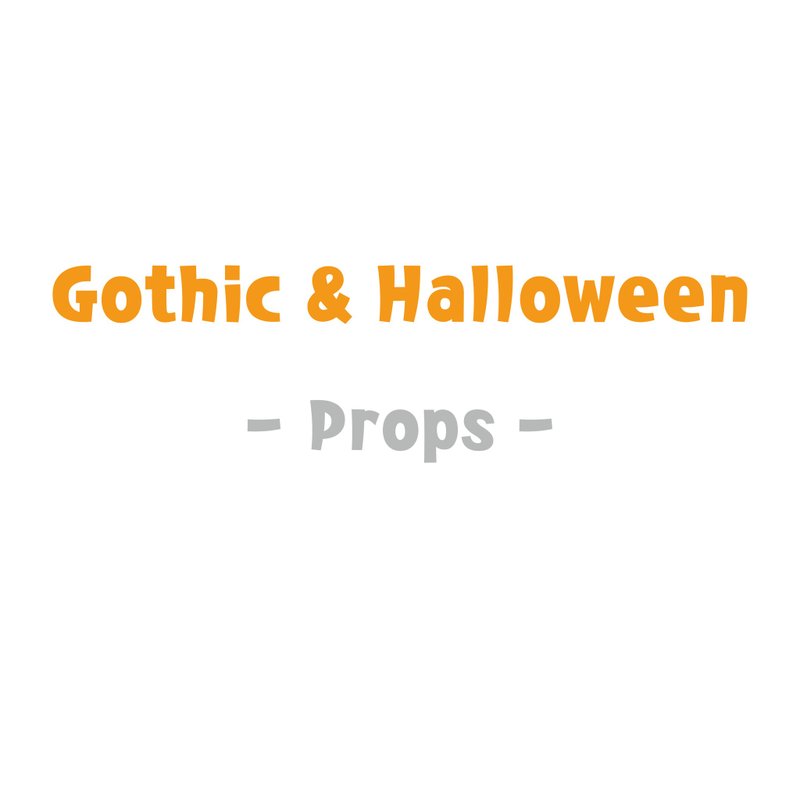 Gothic & Halloween - Props (고딕할로윈 - 소품) Set pack - 貼紙 - 紙 