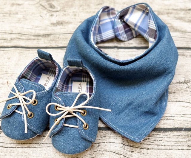 Plaid best sale baby shoes