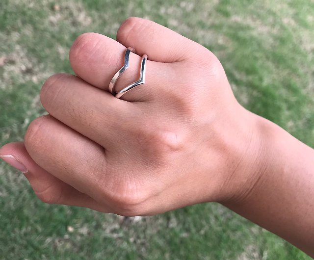 Silver Scarf Ring