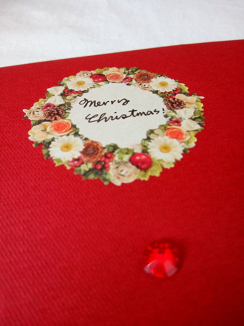 Handwritten message XmasCard - Cards & Postcards - Paper Red