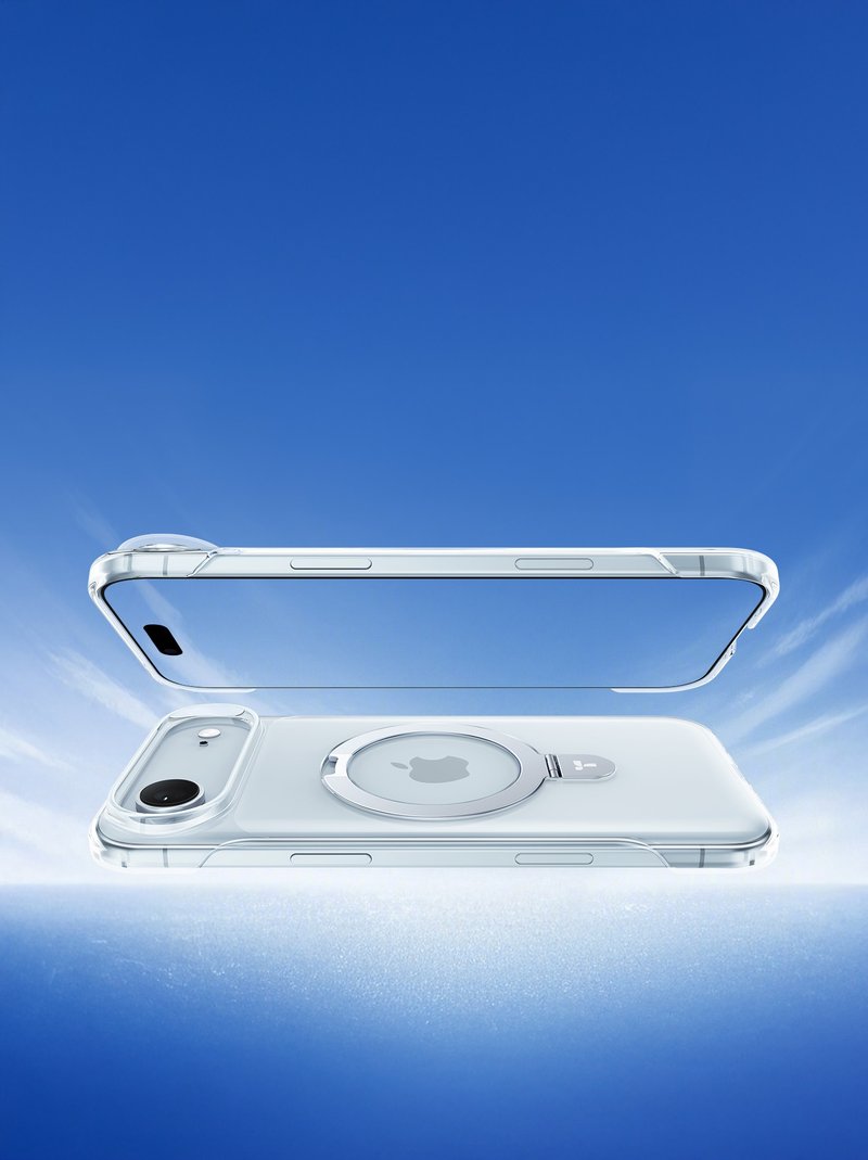 【iPhone 17系列】TORRAS Ostand Slim系列裸感極輕薄支架手機殼 - 手機殼/手機套 - 塑膠 多色