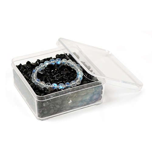 正佳珠寶 Gemsrich Jewelry 【正佳珠寶】黑曜石 消磁淨化水晶方盒 水晶消磁盒