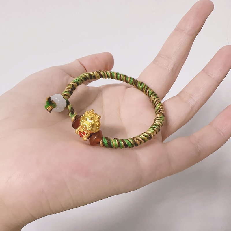 New Year's gift, zodiac sign, birth year, fortune, zodiac bracelet, can be customized - สร้อยข้อมือ - วัสดุอื่นๆ 