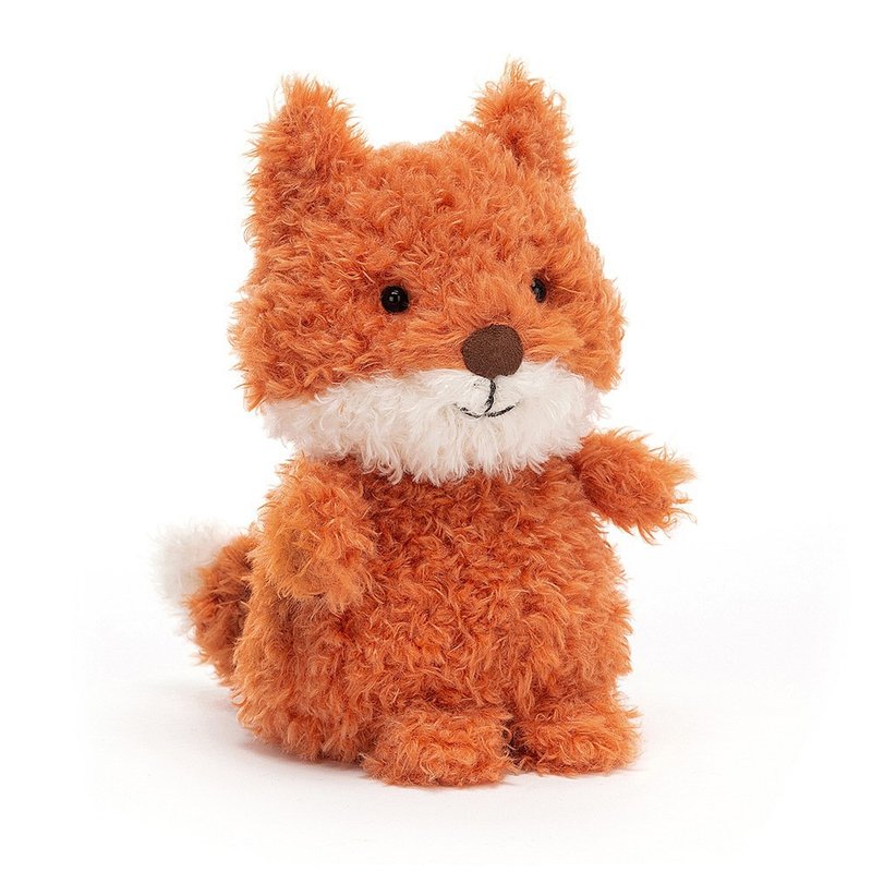 Little Fox 18cm 毛茸茸小狐狸 - 公仔/玩偶 - 聚酯纖維 橘色