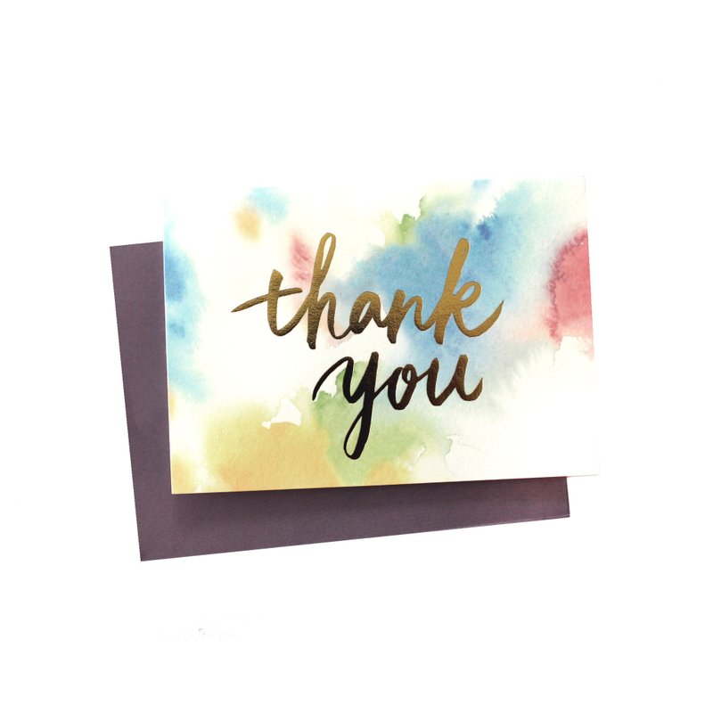 Best Wishes系列 暖心小卡 - Thank you - 卡片/明信片 - 紙 