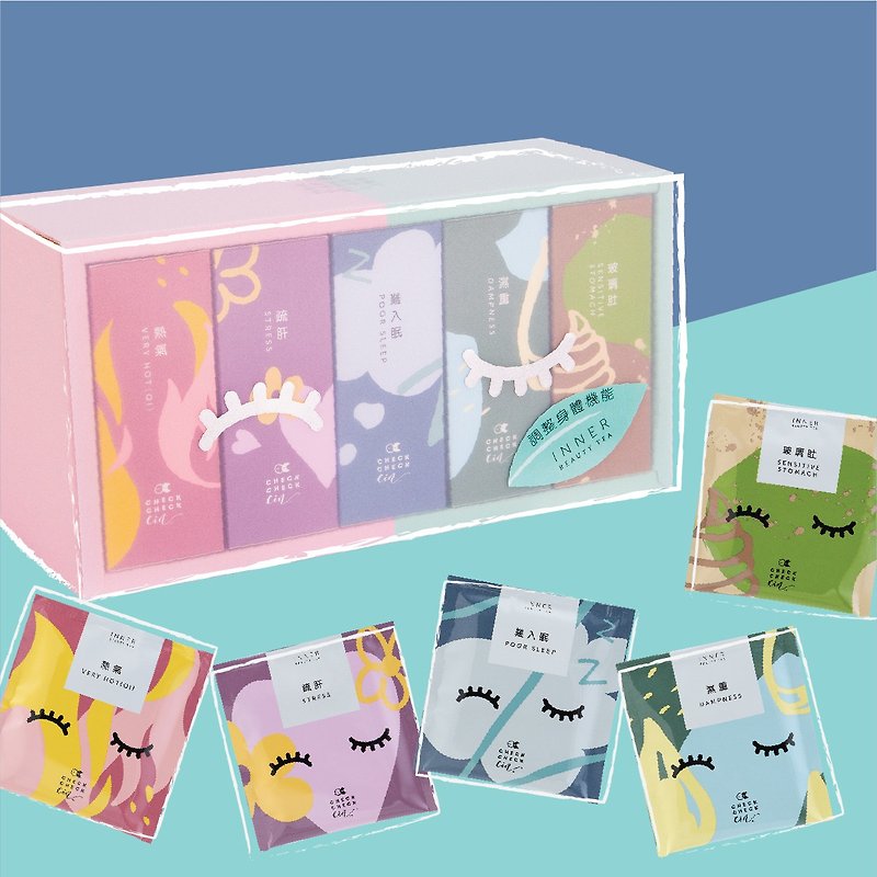 [Inner Beauty Tea] Gift Box-5 types of Inner Beauty Tea included - その他 - 紙 ピンク