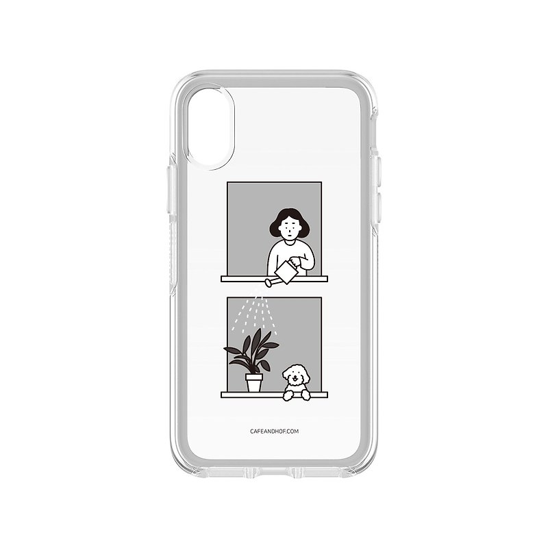 クリア電話ケース/窓口 - スマホケース - プラスチック 透明