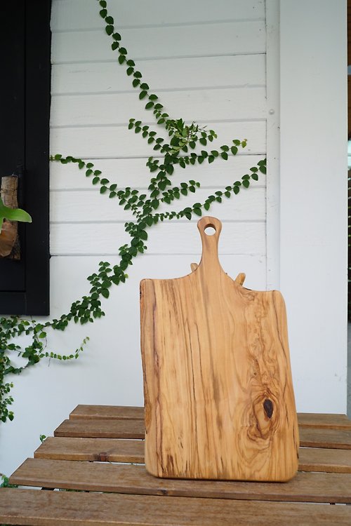Zen Forest 義大利Zenforest 橄欖木實木砧板/托盤-2cm厚板