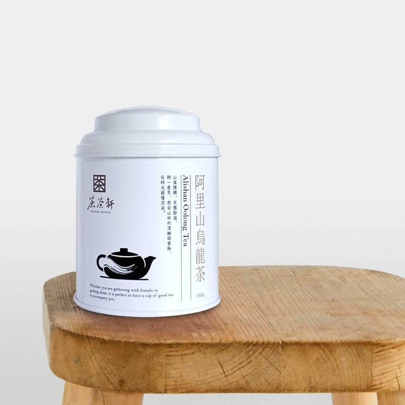 茶茶軒 - 阿里山烏龍茶 - 150g 罐裝 - 茶葉/茶包/水果茶 - 新鮮食材 綠色