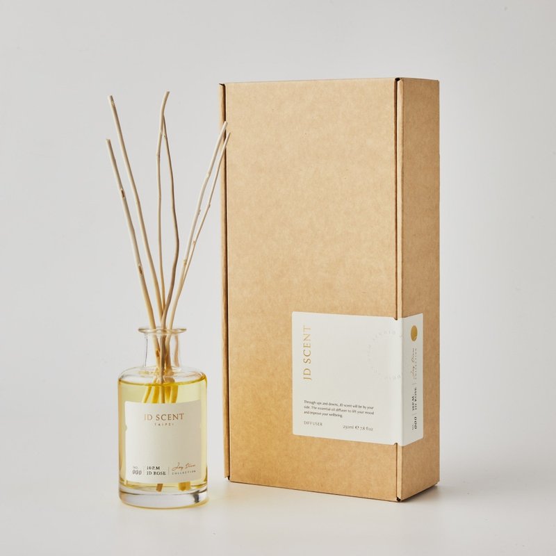 JD SCENT 空間擴香竹 10 P.M. 簡單玫瑰 JD ROSE - 香氛/精油/擴香 - 精油 卡其色