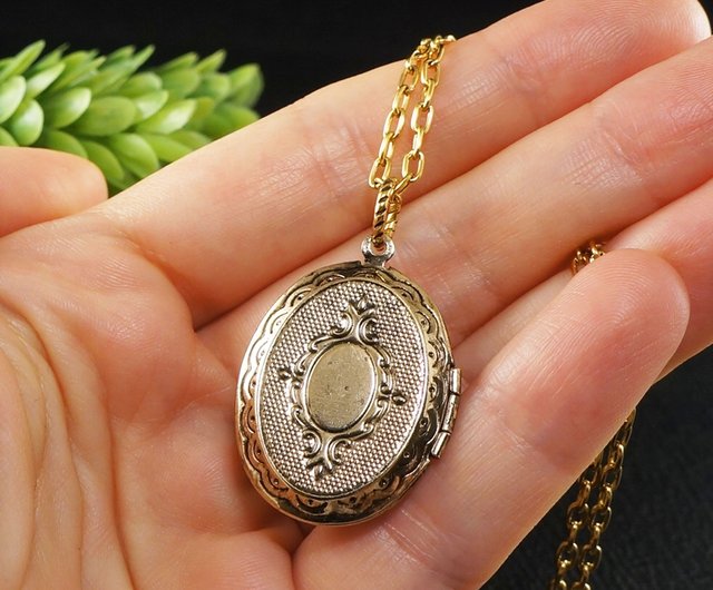 アメジスト ロケット ネックレス パープル バイオレット