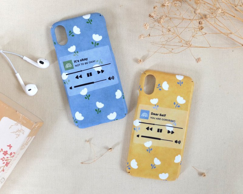 Personalized Music Player iPhone case 手機殼 เคสดอกป๊อปปี้ - 手機殼/手機套 - 塑膠 多色