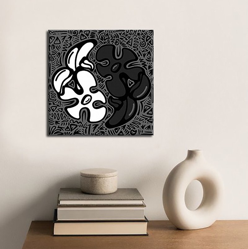 [Frameless Painting] Tai Chi Flower | Customization, Painting, Gifts, Illustrations - Posters - Other Materials 