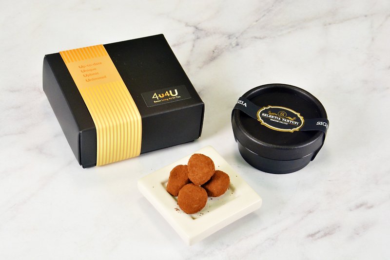 【4u4U】SELEKTIA rough diamond black truffle chocolate 7 pieces (including truffle) - Chocolate - Fresh Ingredients 