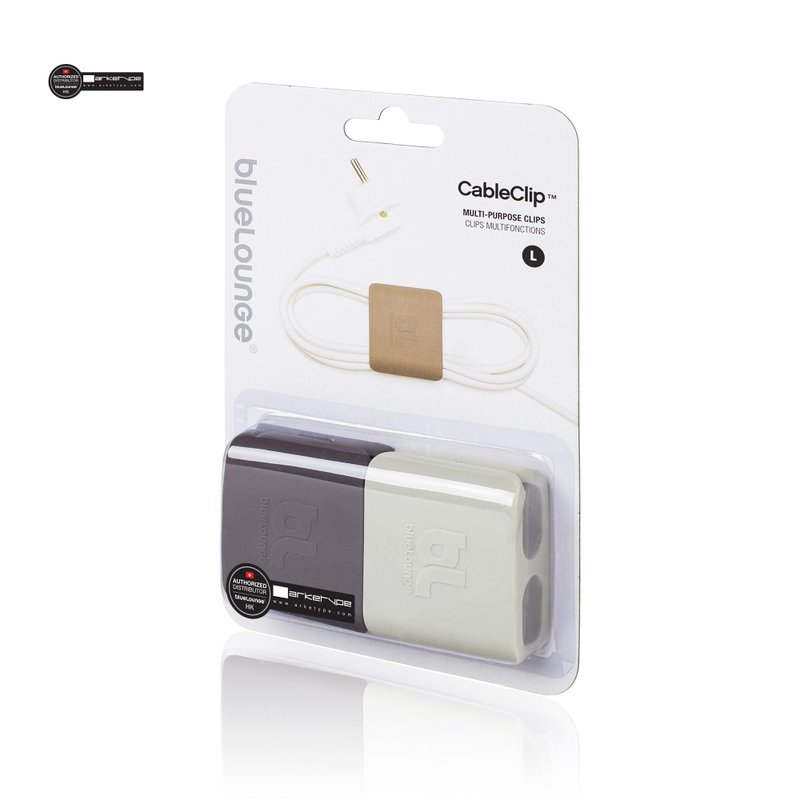 Bluelounge CableClip 繞線器  大 2 粒裝 - 捲線器/電線收納 - 矽膠 多色