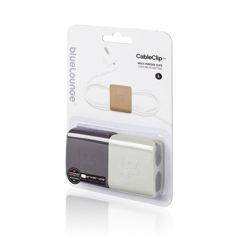 Bluelounge CableClip  大繞線器 2 粒裝 - 捲線器/電線收納 - 矽膠 多色
