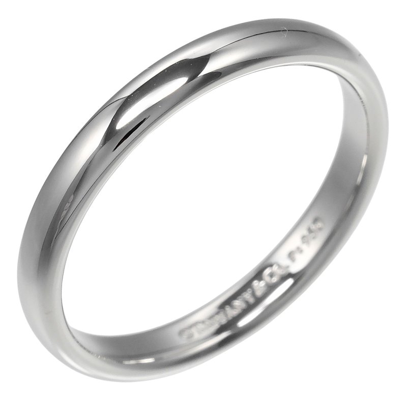 【日本直送】ティファニー TIFFANY&Co. リング フォーエバー ウェディング クラシック 18号 Pt950プラチナ 約5.63g 指輪 3mm【中古】 - 戒指 - 貴金屬 銀色