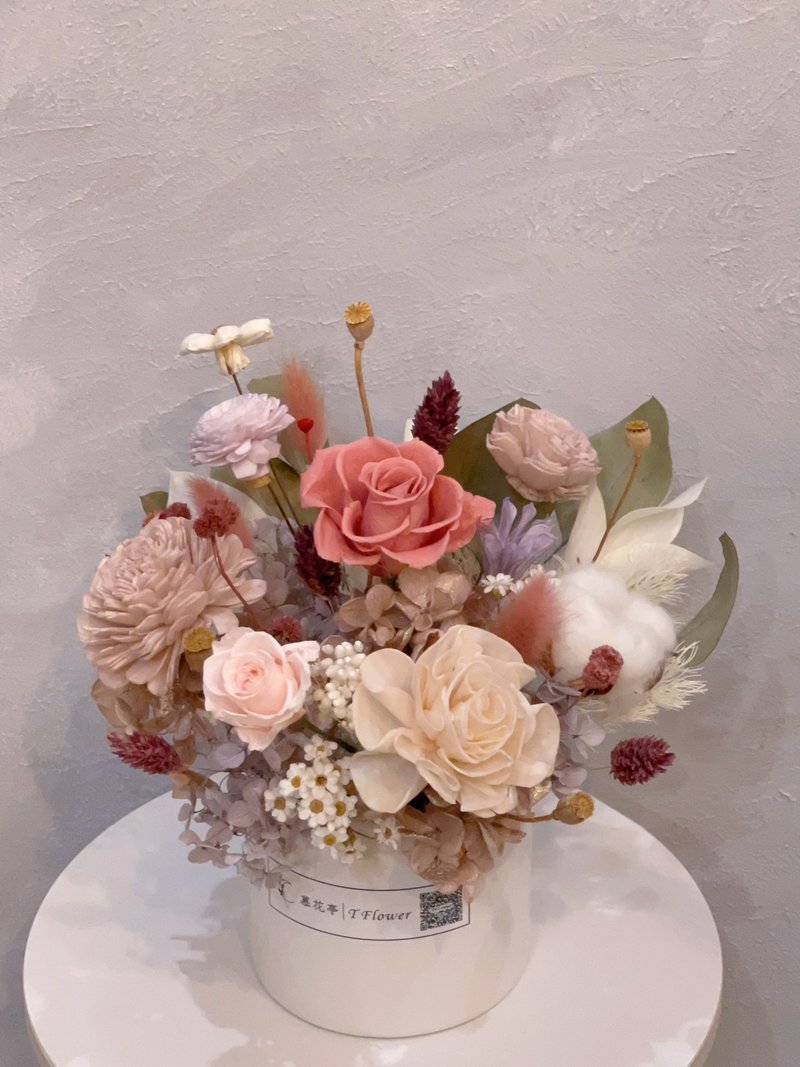 Everlasting table flowers/opening ceremony/move-in/housewarming - Dried Flowers & Bouquets - Other Materials Pink