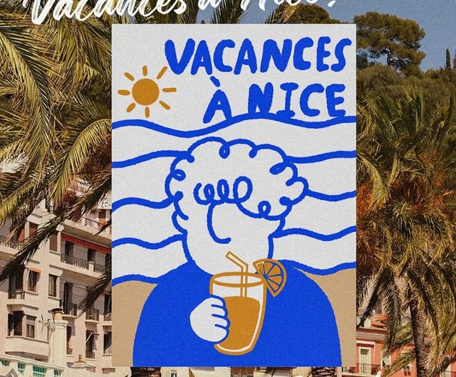 韓国Same.d | Pブランドイラストスタイルポスター/アレンジメント