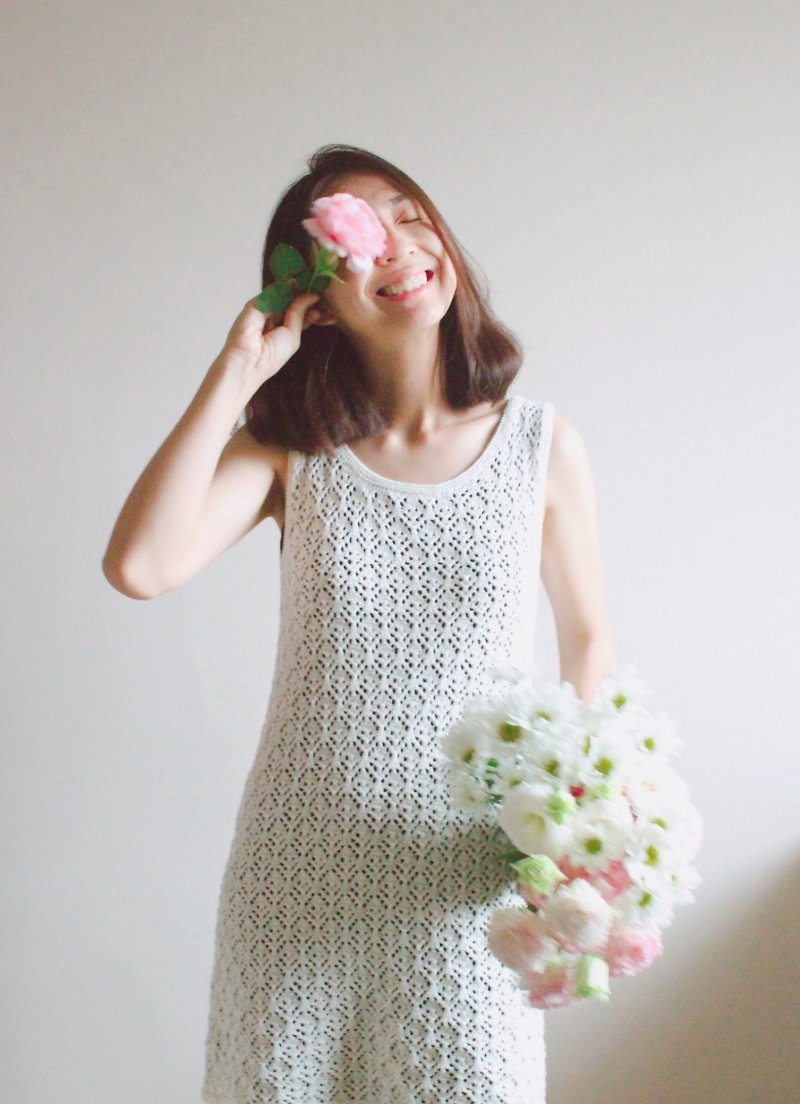PDF Knitting Pattern | Chamomile Dress | Parent-Child Outfit - DIY Tutorials ＆ Reference Materials - Other Materials 