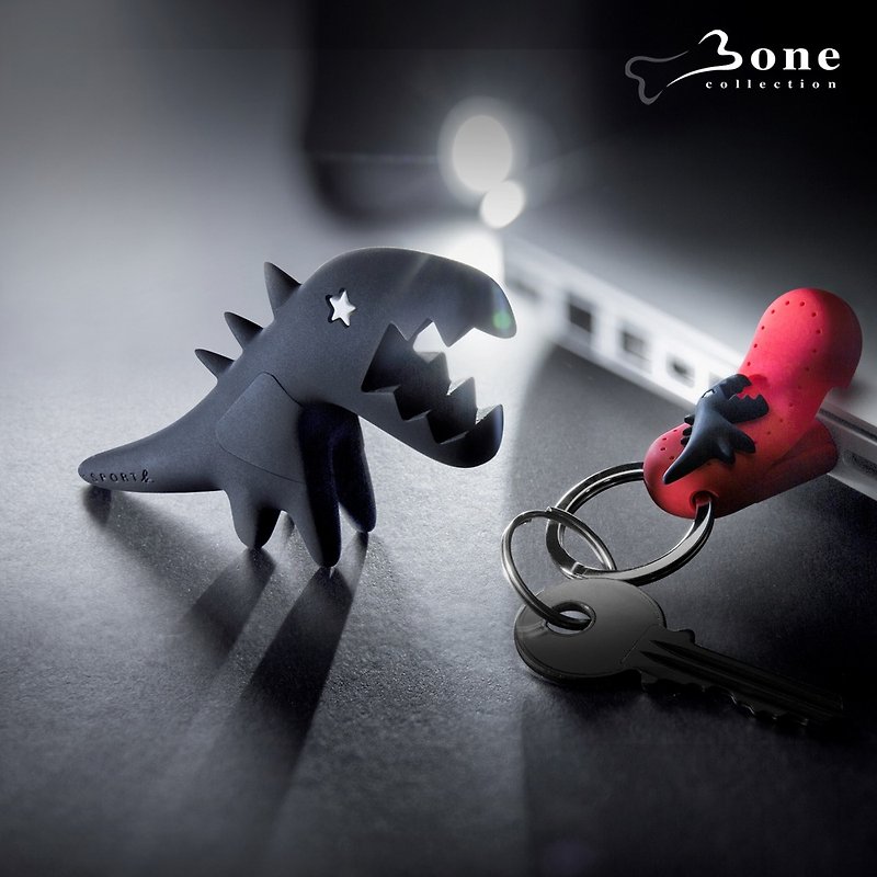 Bone / Sport b.恐龍隨身碟組 - 黑 - USB 隨身碟 - 矽膠 多色