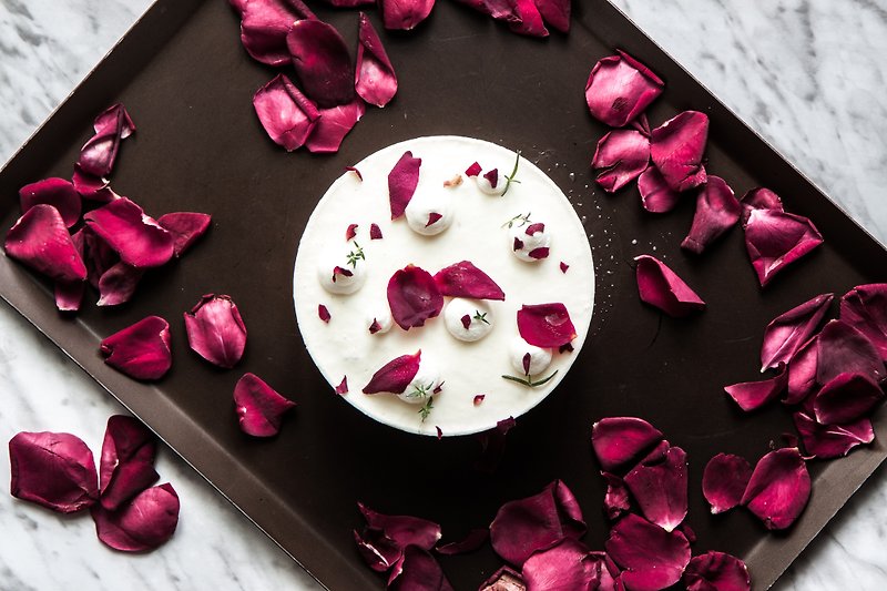 Rose rose - Cake & Desserts - Fresh Ingredients Red