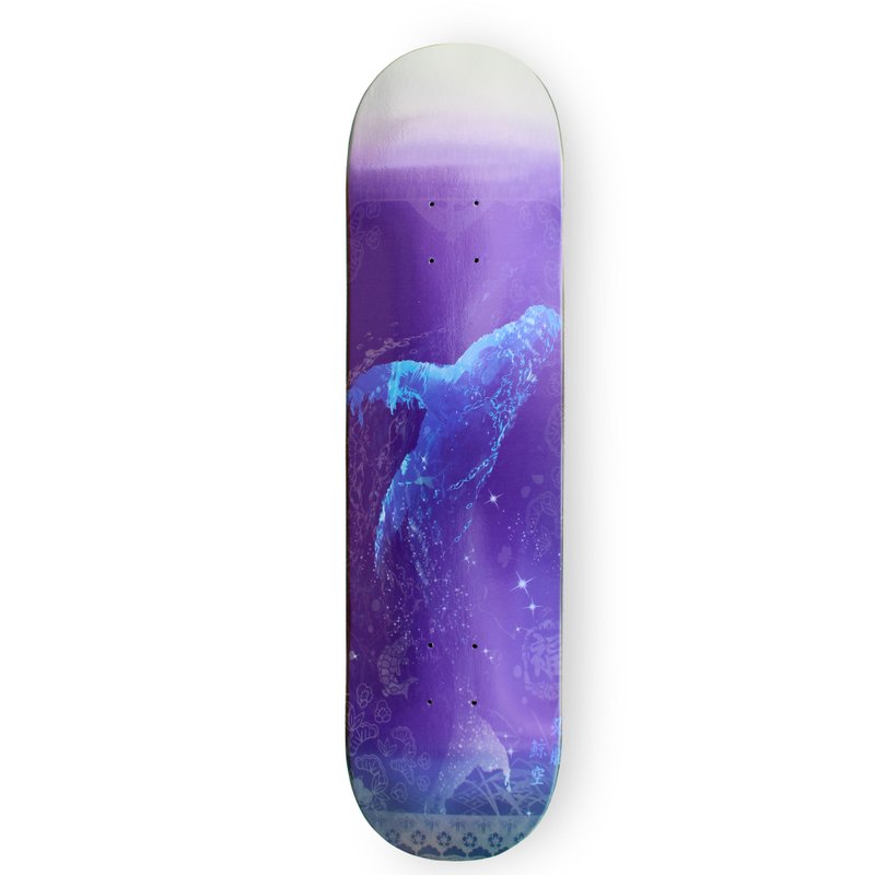 【 日本文様をアップデートする 】まころん　コラボスケボーデッキ - 海報/掛畫/掛布 - 木頭 多色