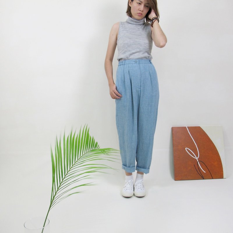 │ │ priceless knew sky VINTAGE / MOD'S - Women's Pants - Other Materials 