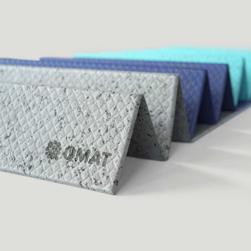 【QMAT】6MM折疊瑜珈墊-EPR塑膠回收系列 台灣製 - 瑜珈墊 - 環保材質 