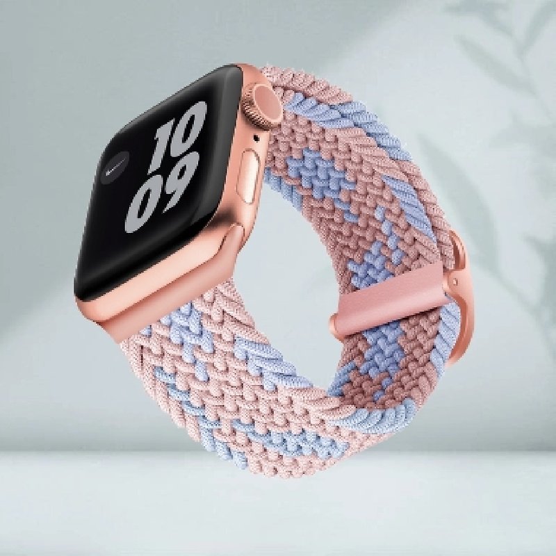 Viva Madrid Crisben for 45/44/42mm Apple Watch Strap BLU+PNK - Phone Accessories - Other Materials 