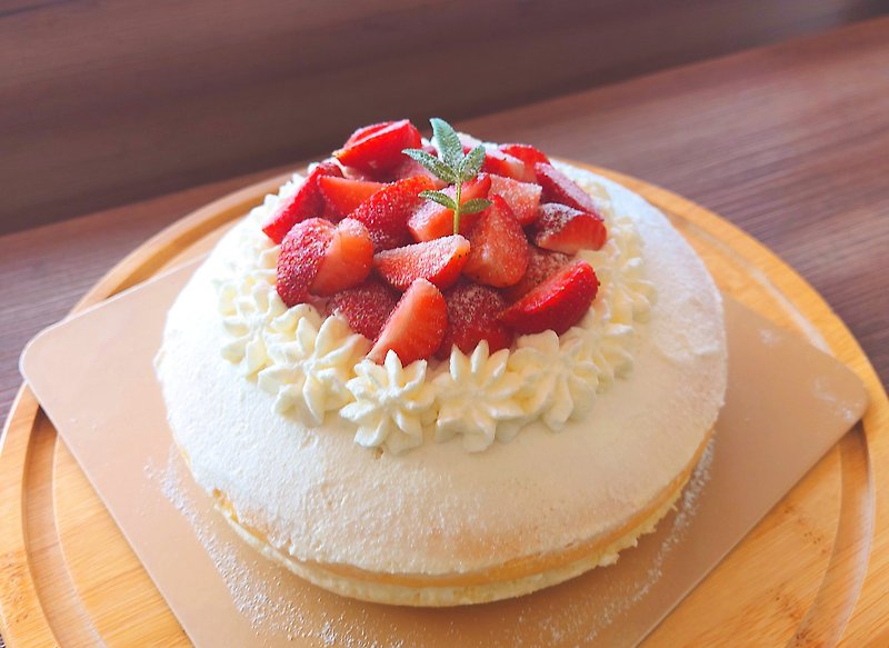 Strawberry Boston 6"-Self Pickup Taipei - Cake & Desserts - Fresh Ingredients 