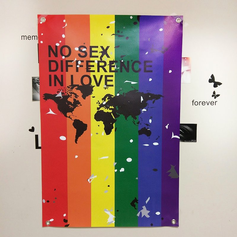 Rainbow flag - Wall Décor - Other Materials Multicolor