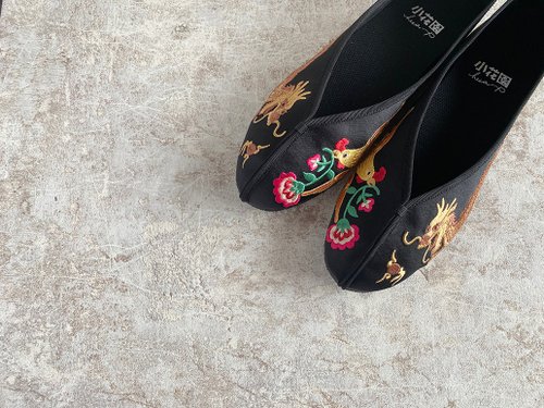 チャイナシューズ / 刺繍靴 / りゅう,ほうおう - ショップ 小