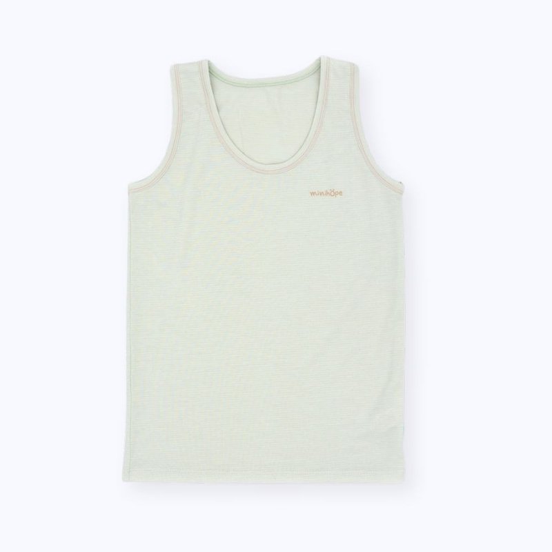 minihope舒適彈性背心-淺綠 - 男/女童裝 - 其他材質 綠色