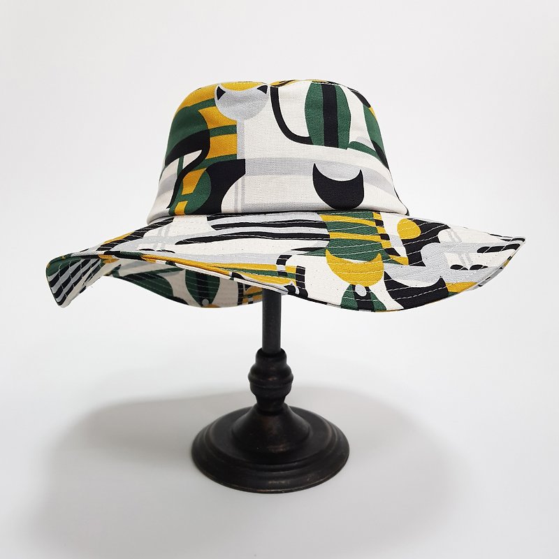 French romantic wavy hats mixed colors cat art # romantic # sunshade # travel - Hats & Caps - Cotton & Hemp Multicolor