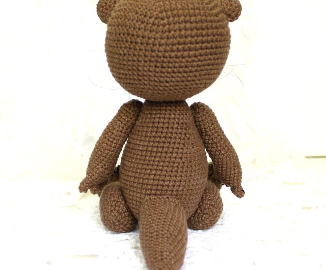 作家さま　カワウソ ぬいぐるみ テディベア　アーティスト　アートドール 69757-178-