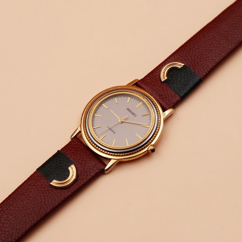 SEIKO超薄機芯古董錶 - 女裝錶 - 真皮 